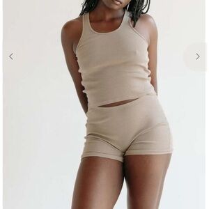 ARQ Bjorn Short Taupe NWT XS